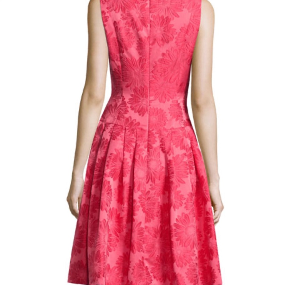 Sleeveless Poppy Brocade Party Dress